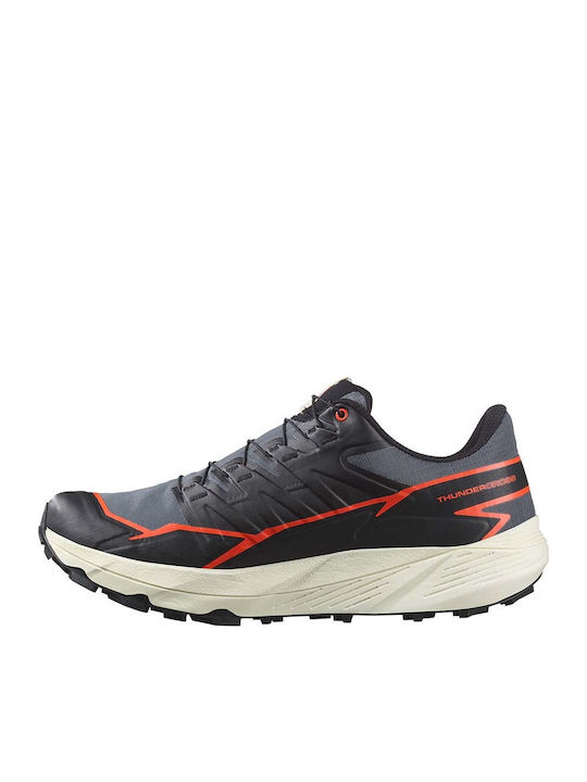 Salomon Thundercross Ανδρικά Ορειβατικά Παπούτσια Αδιάβροχα με Μεμβράνη Gore-Tex Μαύρα