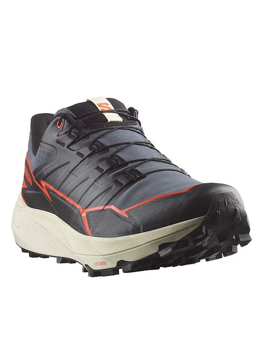 Salomon Thundercross Ανδρικά Ορειβατικά Παπούτσια Αδιάβροχα με Μεμβράνη Gore-Tex Μαύρα