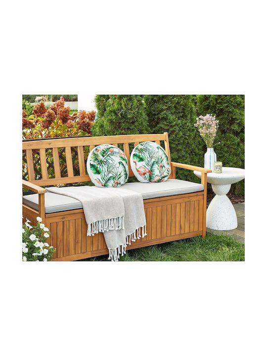 Beliani Waterproof Garden Chair Cushion Green 2pcs 40x40cm.