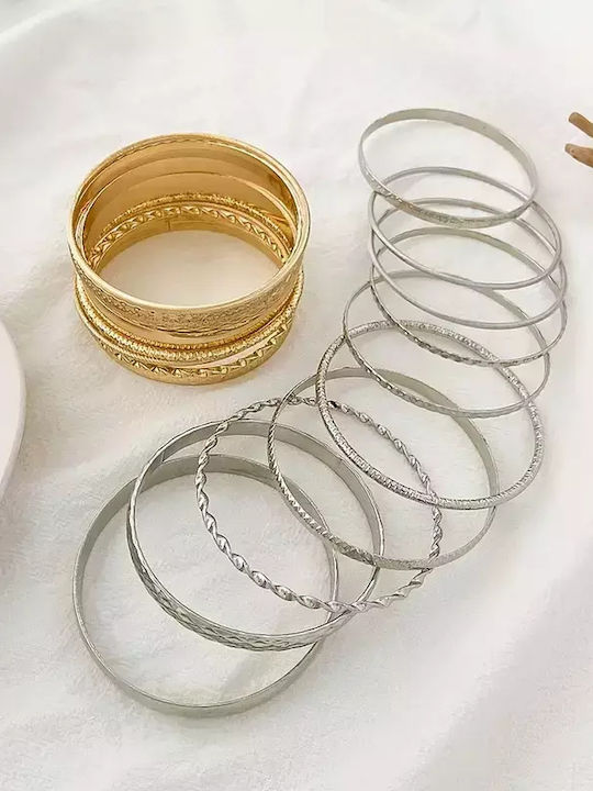 10 Pcs Set Delicate Bracelets