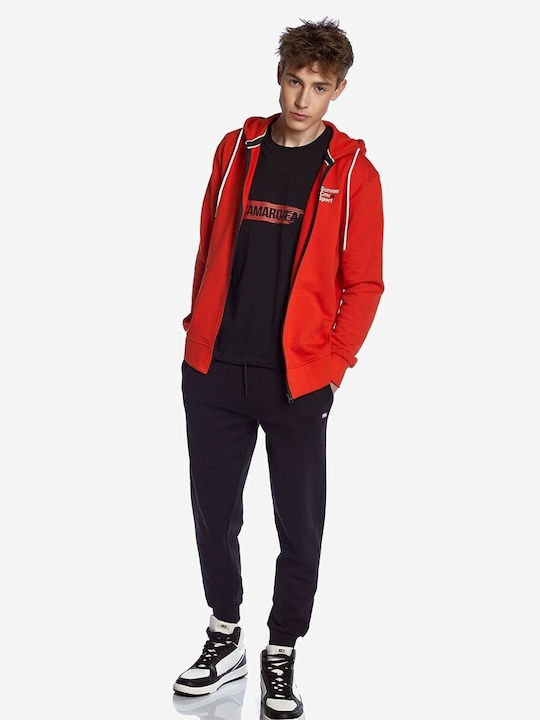 Camaro Men's Sweatshirt with Hood coral