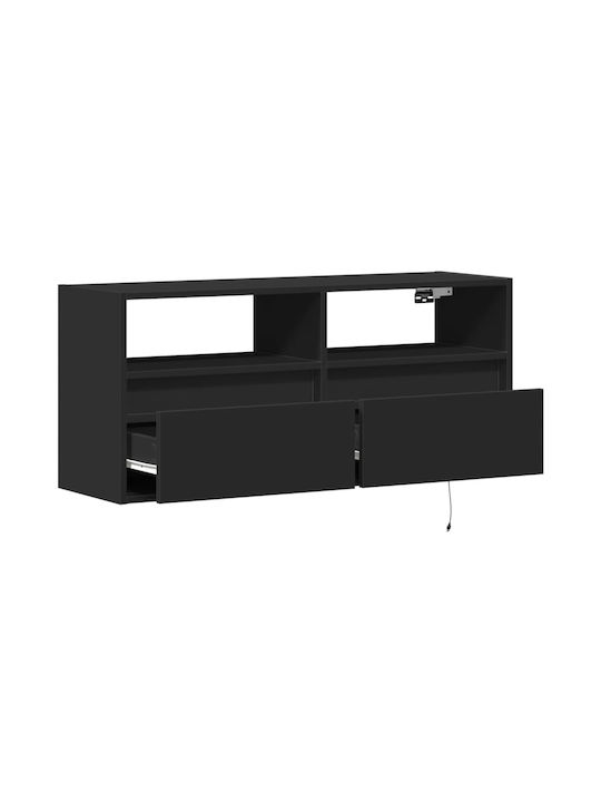 Stand TV Negru L100xA31xÎ45cm