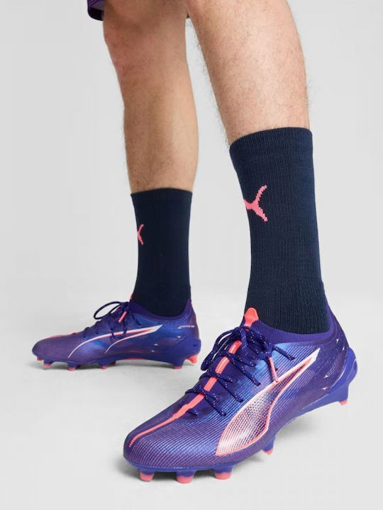 PUMA Ultra 5 Ultimate Ποδοσφαιρικά Παπούτσια με Τάπες FG Μωβ