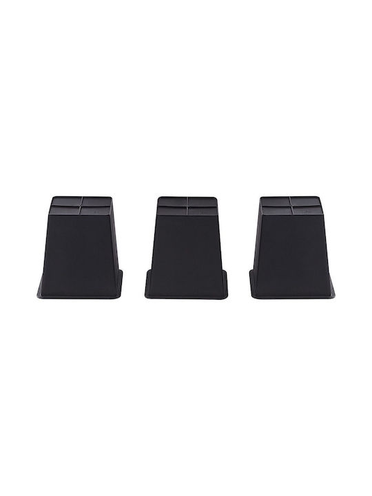 Beliani Plastic Planter Box Black 82cm