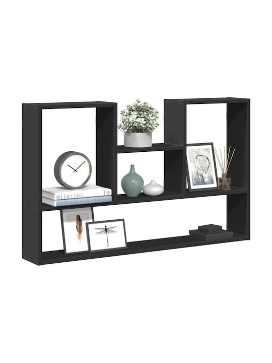 Black Wall Shelf 99x15x60cm