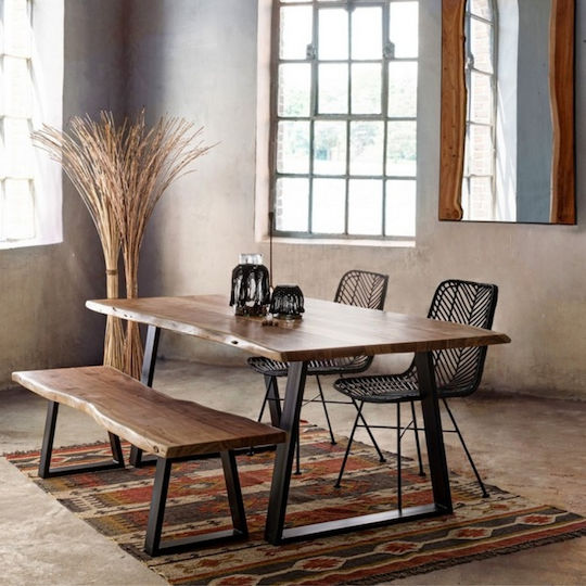 Lizard-w Table Dining Room Wooden Coffee 140x80x78cm