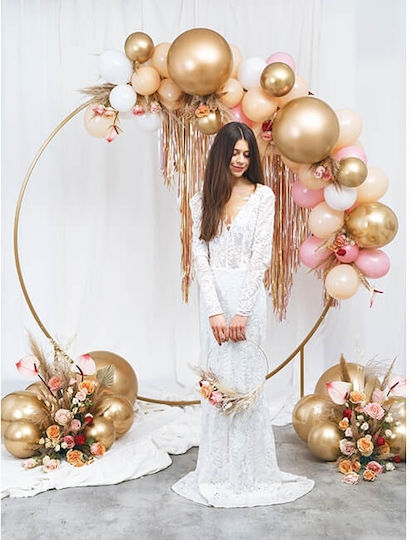 Round Gold Glossy Balloon 60cm 1pc
