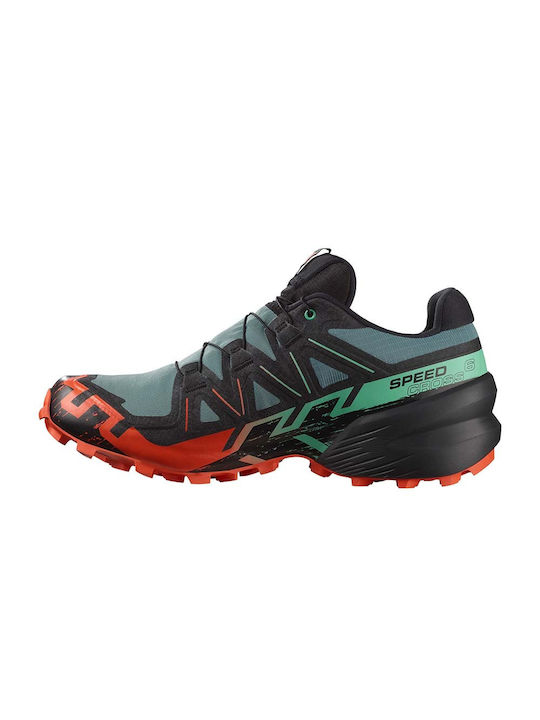 Salomon Speedcross 6 Gore-tex Herren Sportschuhe Trail Running Wasserdicht mit Gore-Tex Membran Blaue