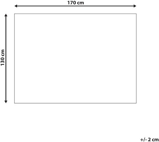 Beliani Одеяло Синьо 130x170см