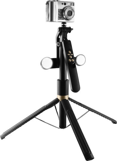Volte-Tel Selfie Stick Τρίποδο Κινητού Bluetooth με Φωτισμό Μπλε