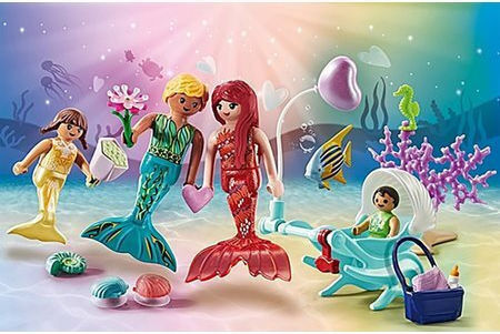 Playmobil Prinzessin Magie Meerjungfrauen-Familie für 4-10 Jahre