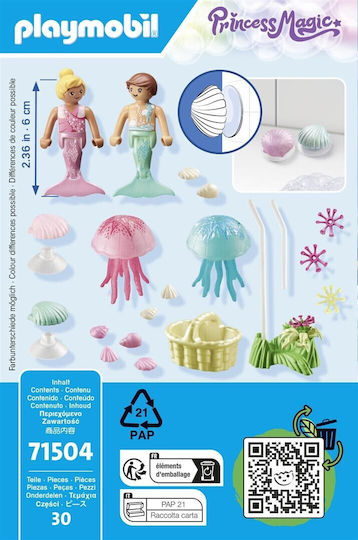 Playmobil Princess Magic Small Mermaids and Jellyfish for 4-10 years old