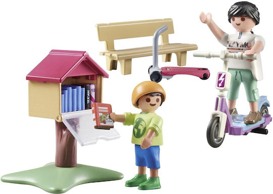 Playmobil MyLife Outdoor Replacement Library for 4-10 years old