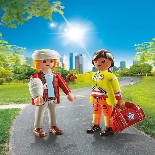 Playmobil Duo Pack Rescue and Injured for 4-10 years old