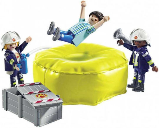 Playmobil Action Heroes Firefighters With Rescue Mat for 4-10 years old