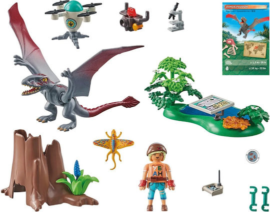Playmobil Dinos Observing the Dimorphodon for 4-10 years old