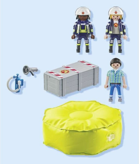 Playmobil Action Heroes Firefighters With Rescue Mat for 4-10 years old
