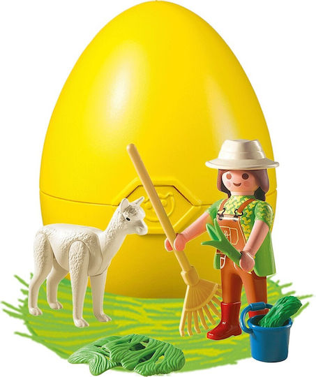Playmobil Пазач на зоологическа градина с лама за 3-10 години