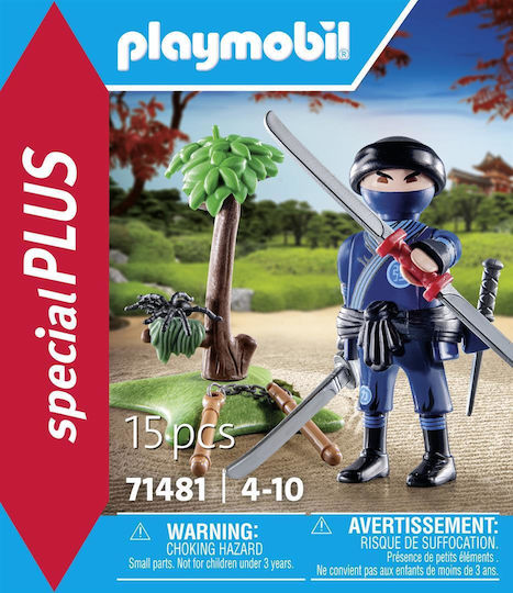 Playmobil Special Plus Νιντζα Με Εξοπλισμό Μάχης για 4-10 ετών
