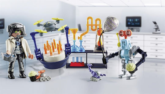 Playmobil MyLife Party At The Mad Scientist's Lab for 4-10 years old