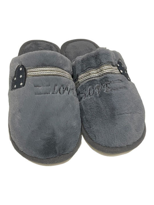 Jomix Winter Women's Slippers in Gray color