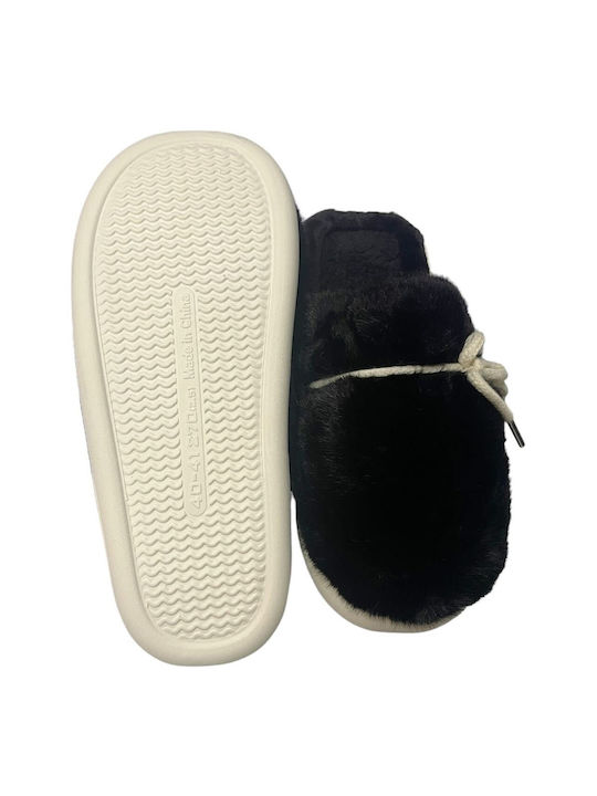 Jomix Winter Women's Slippers in Black color