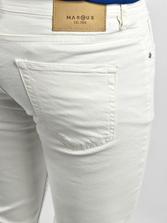 Cutler Men's Jeans Pants with Slim Fit White