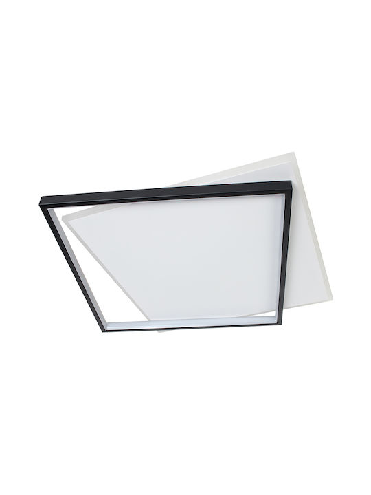 Globobox Deckenleuchte 50cm Schwarz mit Integrierter LED