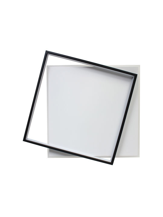 Globobox Deckenleuchte 50cm Schwarz mit Integrierter LED