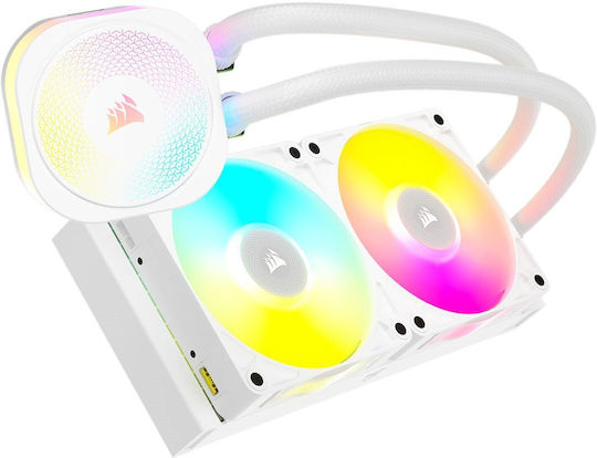 Corsair ICUE Link Titan 240 RX RGB Water Cooling AIO CPU with 2 120mm White Fans