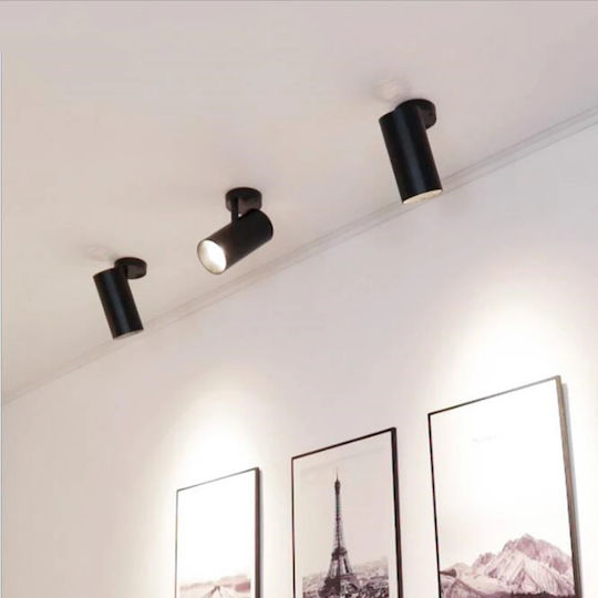 Greenie Μονό LED Θερμό Λευκό Σποτ σε Λευκό Χρώμα