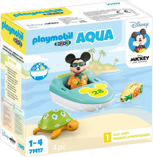 Playmobil Junior Mickey Mouse and his Chris-Craft for 1-4 years old