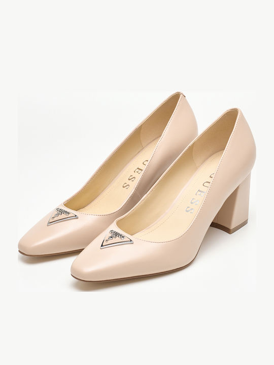 Leather Pink Heels Varlay2