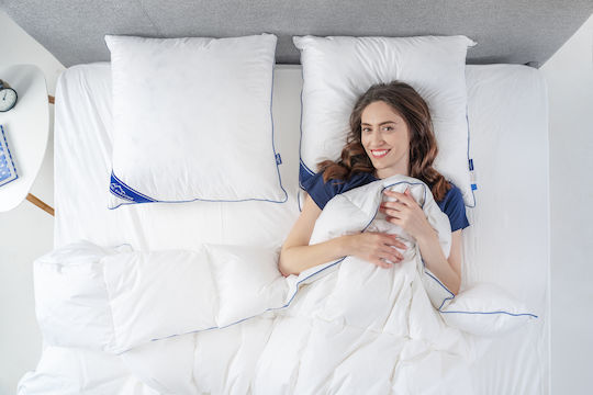 Nordic Paradise Feathered Bed Pillow 50x70cm 2 Pieces