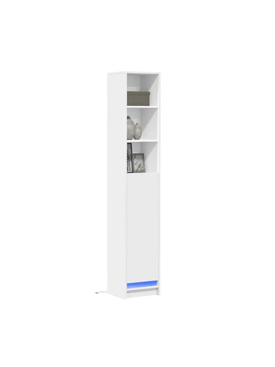 Bibliothek mit LED White 36x32.5x200cm