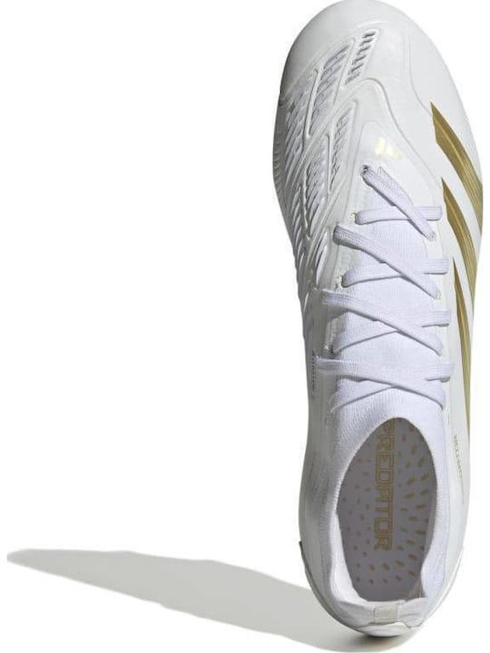 adidas Predator Pro FG White Football Shoes with Cleats adidas Predator Pro FG White Football Shoes with Cleats