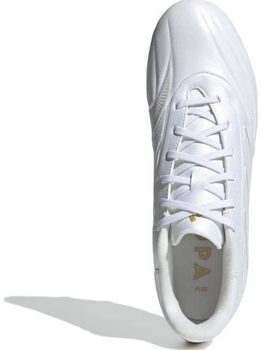 adidas Copa Pure.2 League Ποδοσφαιρικά Παπούτσια με Τάπες FG Λευκά