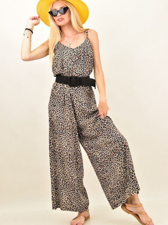 First Woman Women's One-piece Suit Animal Print