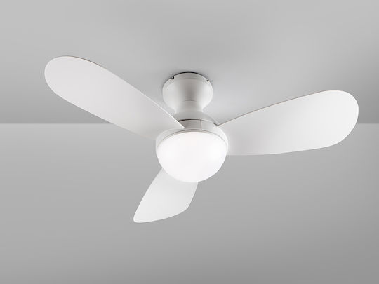 Vito Ανεμιστήρας Οροφής 117cm με Φως Λευκός