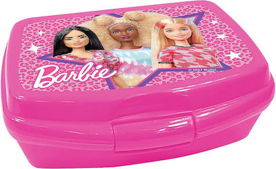 Barbie Plastic Food Container 16.5x12.5x6cm 600ml Barbie