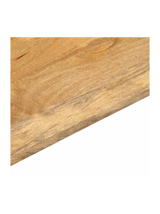 vidaXL Pătrată Suprafața mesei din Lemn Masiv Mango - Brown 60x60x2.5cm 371466 1buc
