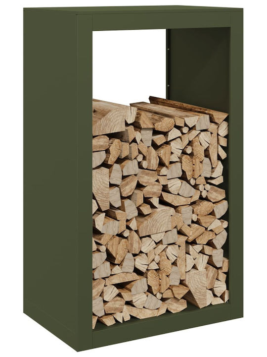 vidaXL Metallisch Regal Holzlagerung 60x40x100cm