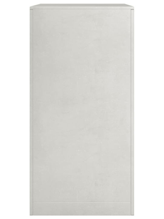 vidaXL Metallisch Regal Holzlagerung 60x40x80cm