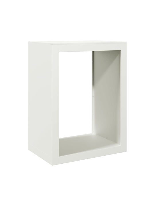 vidaXL Metallisch Regal Holzlagerung 60x40x80cm