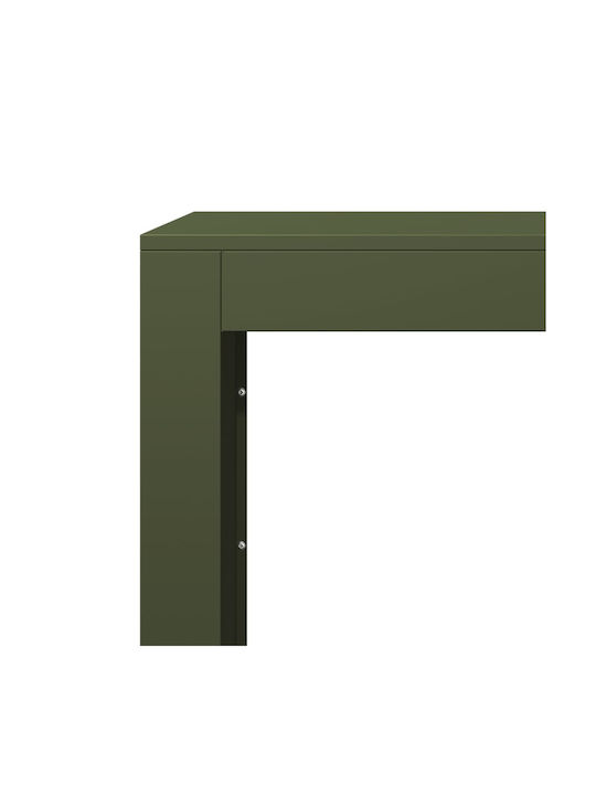 vidaXL Metallisch Regal Holzlagerung 60x40x60cm