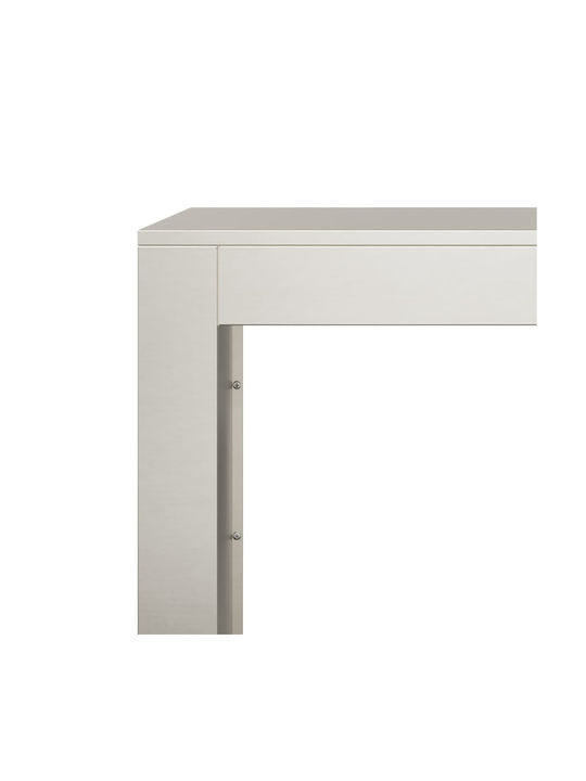 vidaXL Metalic Raft Depozitare lemne 60x40x60cm Maro