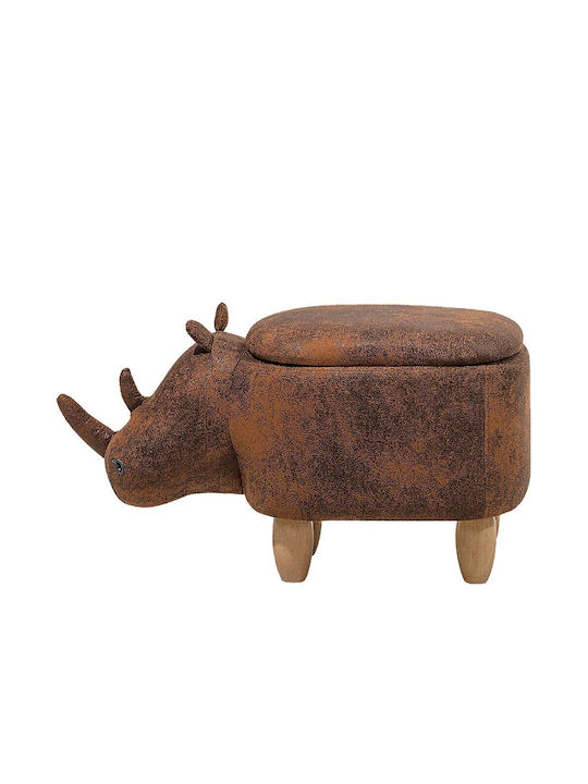 Παιδικό Σκαμπό Rhino Καφέ