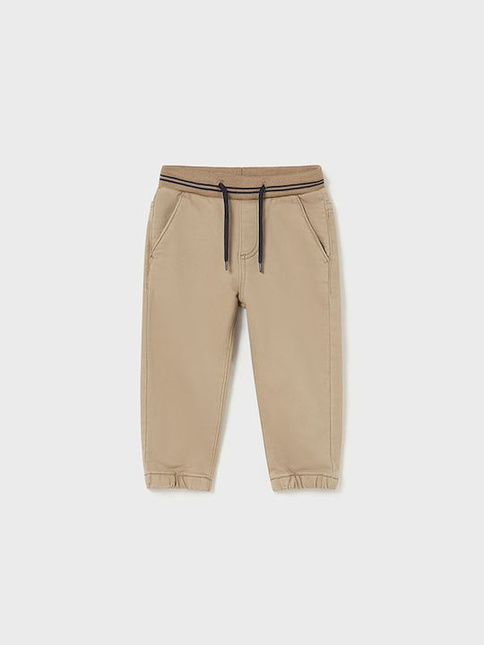 Mayoral Kids Trousers Beige