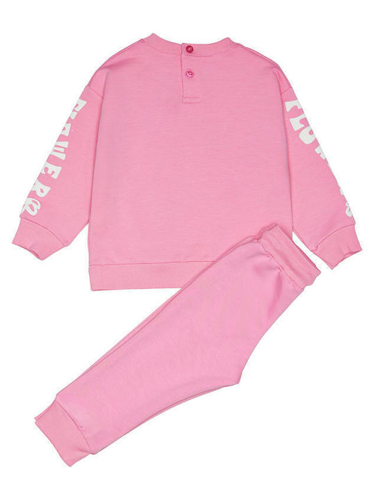 Sprint Kids Sweatpants Set Rose