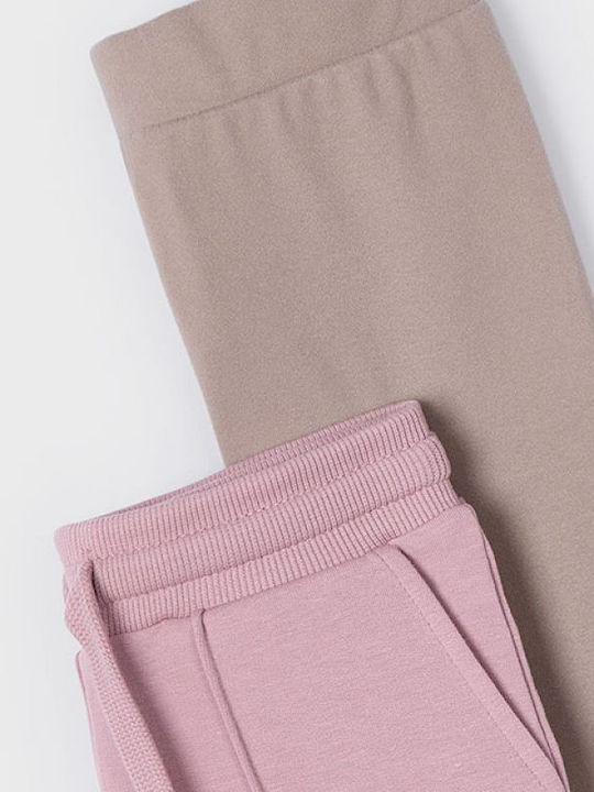 Kids Sweatpants Set Pink 3pcs